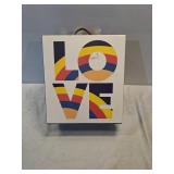 Love Paper Decorative Box. Suitcase Type Latch. Great For Gift Box.  12" x 12" x 6" Pillowfort