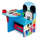 Disney Mickey Mouse Chair Desk with Storage Bin by Delta Children Blue