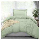 Utopia Bedding Duvet Cover Twin Size - 1 Duvet Cover with 1 Pillow Sham - 2 Pieces Bedding Duvet Cover with Zipper Closure - Soft Brushed Microfiber, 68 X 90 Inches (Twin/Twin XL, Sage) Retail $33.74