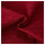 MERNETTE Decorations Linen Decorative Square Throw Pillow Cover Cushion Covers Pillowcase, Home Decor 24x24 Inch/60x60 cm, Red, Set of 2 Retail $17.27