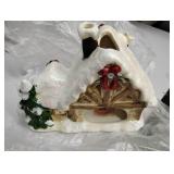 Winter House Tealight Candle Holder