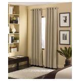 Curtainworks Cameron Grommet Curtain Panel, 50 by 120", Sand