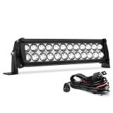 AUTOSAVER88 LED Light Bar 50" Led Work Light 4D 400W Curved, Offroad Driving Lamp Lights 40000Lumens Automotive Spot & Flood Combo Beam Light Bar