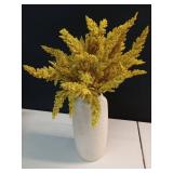 Large Goldenrod Arrangement in Ceramic Pot Fall Artificial Plant Yellow - Threshold