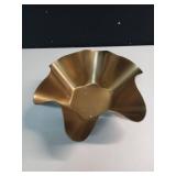 Metal Wavy Bowl Gold - Threshold designed with Studio McGee: Aluminum, Curved Design, Tabletop Accent Piece