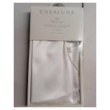 Standard Solid Silk Pillowcase White - Casaluna: Hand Wash, Satin Construction, OEKO-TEX Certified