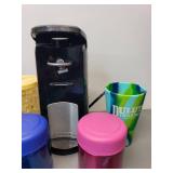 Self Cooling Cups, Ice Trays and Thermos Cups. Black and Decker Can Opener ( Works )