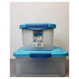 Handy Sterlite Carry Boxes Pretty Blue Combo