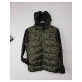 Youth Size 14/16 Old Navy Camo Thermal Hooded Jacket