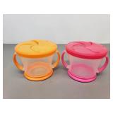 Kids Water Bottles and Snack Storage Containers