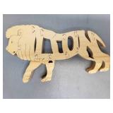 Wooden Lion Puzzle