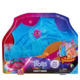 DreamWorks Trolls World Tour Roleplay Dress Reversizble Dress Up Costume Set Size 4 - 6X Kids Toys for Ages 3 Up Gifts and Presents