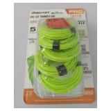 Greenworks 0.095" 5-Pack Pre-Cut Twisted String Trimmer Line