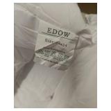 EDOW Throw Pillow Inserts, Set of 4 Lightweight Down Alternative Polyester Pillow, Couch Cushion, Sham Stuffer, Machine Washable 24x24