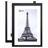 VCK 24x36 Solid Wood Poster Frames Black 2 Pack