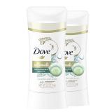 Dove Ultimate Antiperspirant Deodorant Stick Cucumber Water and Mint 2.6 oz 2 Count