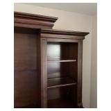 Five piece entertainment system wall unit 81 x 115 x 20 in