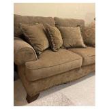 Upholstered loveseat 37 x 64 x 40 in (located in basement)