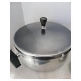 Aluminum Wear-Ever pot and small pan with lids and more