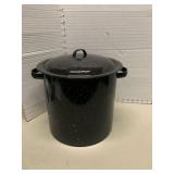 Enamel stock pot 8/10 quart