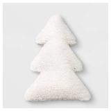 Teddy Boucle Tree Throw Pillow Ivory - Threshold