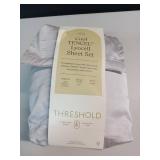 King 320 Thread Count Cool TENCEL Lyocell Sheet Set Light Gray - Threshold Satin Weave, OEKO-TEX Certified