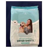 2 Uproot Clean Pet Hair Reducing Dryer Sheets 50 per pack