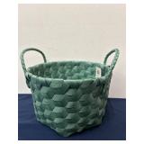 Woven Basket Hexagon Green - Bullseye