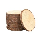 Set of (10) 12-13 inch Wood Slices for centerpieces! Wood Slice centerpieces, Wood Rounds, Tree Slices, Wood Plate Chargers (12 inch)