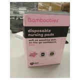 Bamboobies Nursing Pads Disposable Breast Pads for Breastfeeding & Sensitive Skin, Super-Absorbent Milk Proof Pads, Perfect Baby Shower Gifts, Various, 120 Count