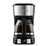 Gourmia 5 Cup Programmable Drip Coffee Maker with Brew Later Black: Small Electric Coffee Pot, 5 Cups, 700W, Basket Filter