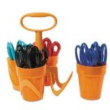 Fiskars 5 Pointed-tip Kids Scissors Classpack Caddy (24 Count) 6 Each Red Blue Turquoise Green - Retail: $134.32