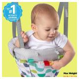 Bright Starts Playful Parade Door Jumper for Baby with Adjustable Strap, 6 Months and Up, Max Weight 26 lbs