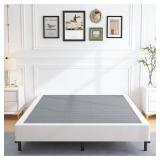 ALDRICH Box Springs King Size 9 Inch, Heavy Duty Metal Frame Mattress Foundation with Easy Clean Cover, Noise Free, Easy Assembly - Retail: $108.12