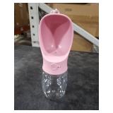 Dog Water Bottle 12oz Pink