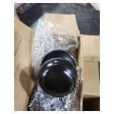 Probrico Black Door Knobs 6 Pack