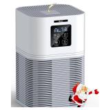 VEWIOR Air Purifiers for Home, HEPA Air Purifiers for Large Room up to 600 sq.ft, H13 True HEPA Air Filter with Fragrance Sponge 6 Timers Quiet Air Cleaner for Pet Dander Wildfire