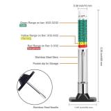 GODESON 88702 Smart Color Coded Tire Tread Depth Gauge