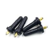 ACCRETION 4 Pcs TPMS 20008 Rubber Snap-in Tire Valve Stem, Tubeless Valve Stems Suit for 0.453 inch Rim Holes on Standard Vehicle Tires