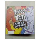 Big Foot vs. Yeti - Splat Attack Game - seal opened to verify items - items accounted for