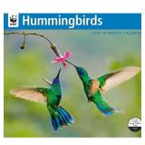 BrownTrout 2025 Wall Calendar 12"x14" Hummingbirds WWF