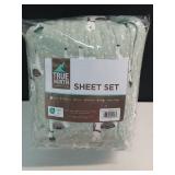 Comfort Classics Cozy Flannel 100% Cotton Sheet Set Seafoam Llama Twin