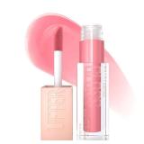 Maybelline New York Lifter Gloss Hydrating Lip Gloss with Hyaluronic Acid, Gummy Bear, Sheer Light Pink, 1 Count