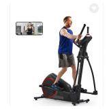 Sunny Health & Fitness Smart Endurance Elliptical Trainer w/Extended Stride, Home Cardio Exerciser & Full-Body Cross Training Machine, Exclusive SunnyFit App Bluetooth Link, Optional 12" & 16" Stride