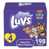 Luvs Diapers Size 4 198 Count (Select for More Options)