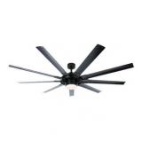 Fanimation 72 9 Blade Matte Black Ceiling Fan - Retail: $319.99