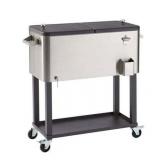 TRINITY 80 Quart Stainless Steel Cooler w/ Cover - Retail: $289.99