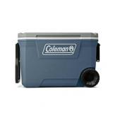 Coleman 316 Series 62QT Hard Chest Wheeled Cooler Lakeside Blue