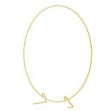 Wokceer 7.2FT Wedding Arch Metal Round Backdrop Stand Circle Wedding Balloon Arch Frame Stand for Bridal Shower Anniversary Ceremony Birthday Party Candy Tables Celebration