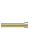 Umbra Cappa Curtain Rod, Includes 2 Matching Finials, Brackets & Hardware, 36 to 66-Inches, Gold